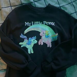 My Little Pony Black Womens Sweatshirt
